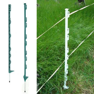 Step-In Fence Post Electric Fence Post With Holders For Ranch Farm