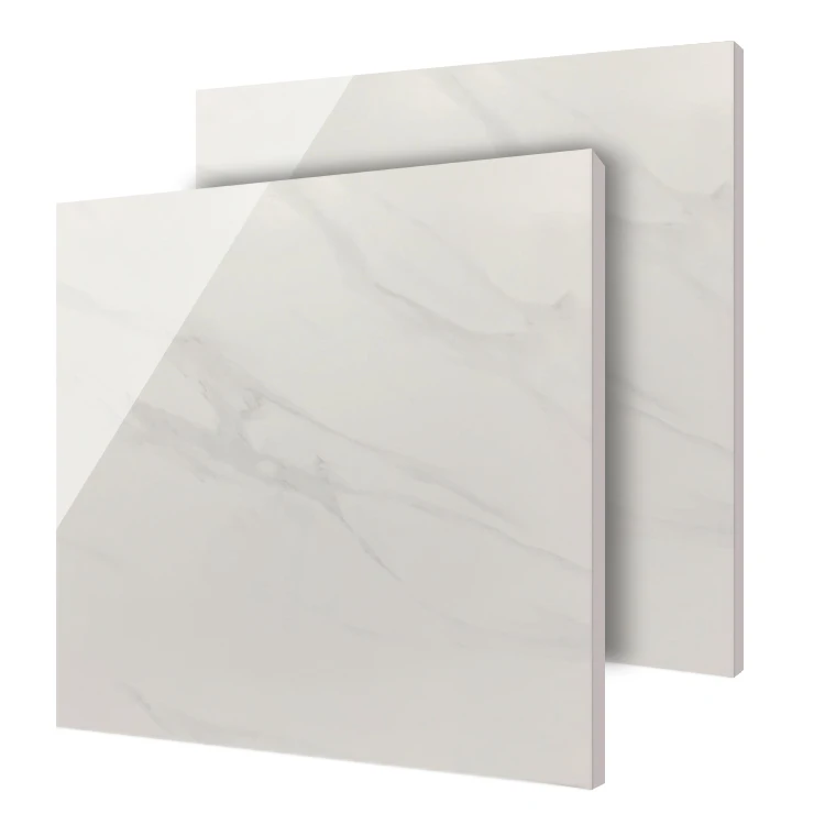 high gloss homogeneous ceramic large white floor tiles