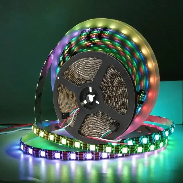WS2812 ws2811 led strips 5 volt 30leds colorfLED digital christmas led ribbon light