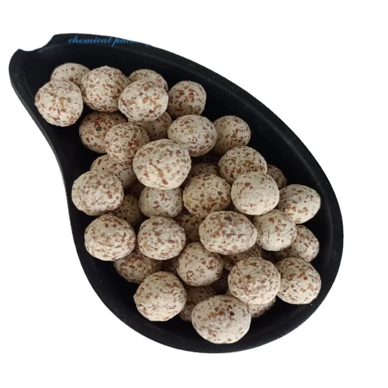 Fish Tank Filter Media Bacteria House Ceramic Ring Bio Culture Balls Red Sand Hollow Quartz Ball for Water Purification