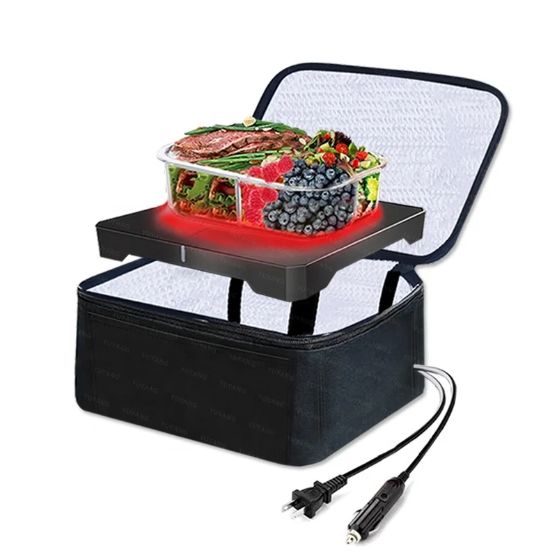 HOT Mini Portable Oven Electric Lunch Box Food Heater Food Warmer Heated Lunch Box for Adults Car Home with Bag Reheating Food