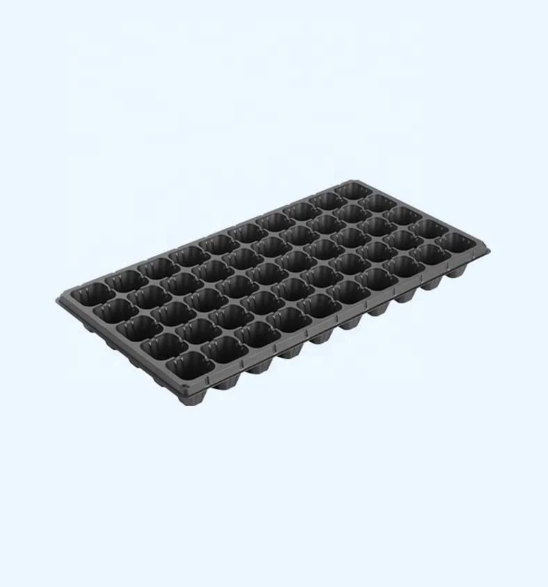 Extra Strength Durable Microgreen Growing Seedling Trays Plastic Nursery 200 288 Cells Nursery Seed Plug Trays For Propagation