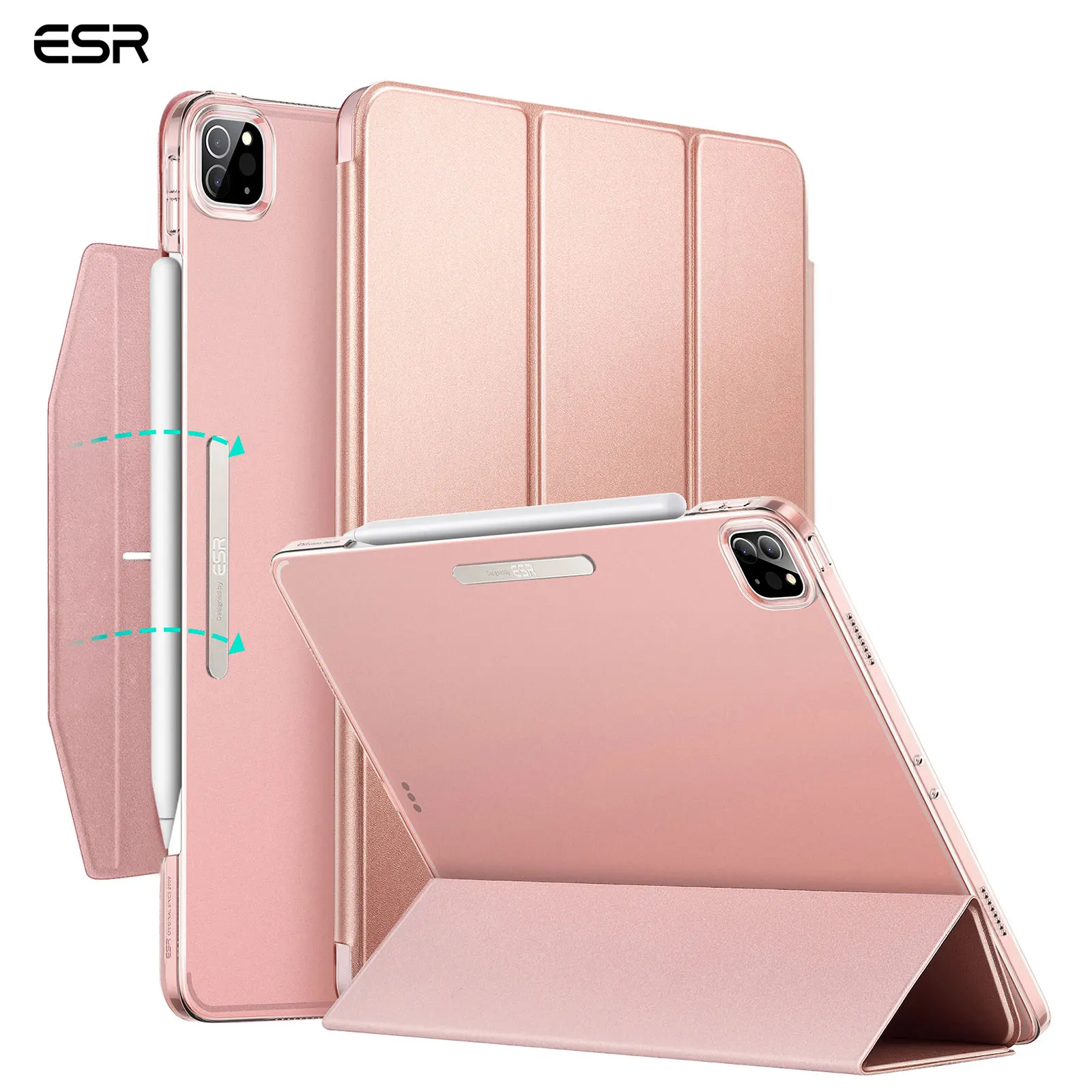  Лидер продаж на Amazon смарт-чехол Yippee Trifold для iPad Pro 11 2021 легкий Чехол-подставка ipad с