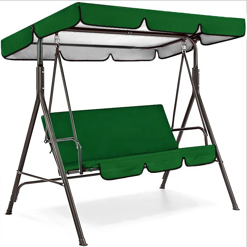 Garden swing top cover + seat can be customized logo
