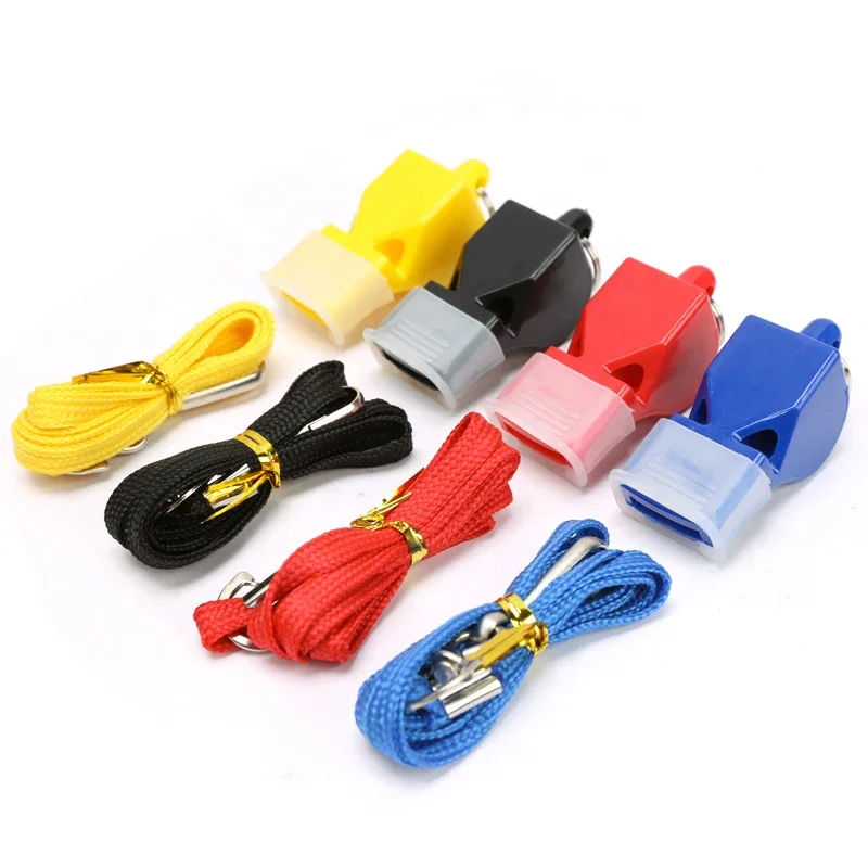Outdoor Survival School Company Game Tools Football Basketball Running Sports Training Plastic Whistle-for Referee Use