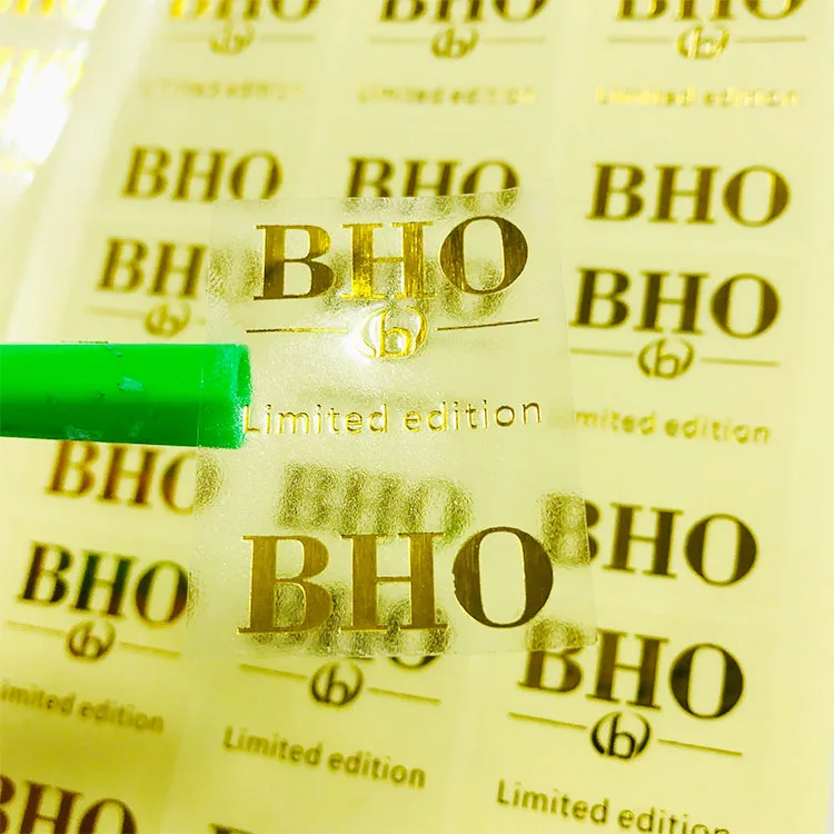 Custom Logo Printed Roll Blue Adhesive Paper Gold Stamping Round Thank You Seal Label Stickers for Packaging