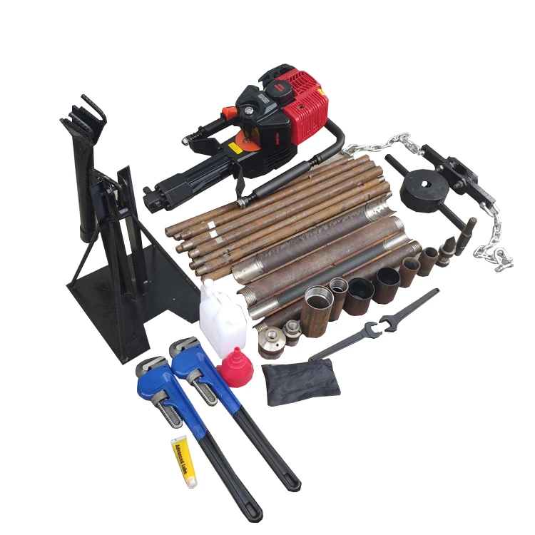 Factory direct QT-2S handheld portable soil sampler is used for collecting soil samples, drilling holes, etc