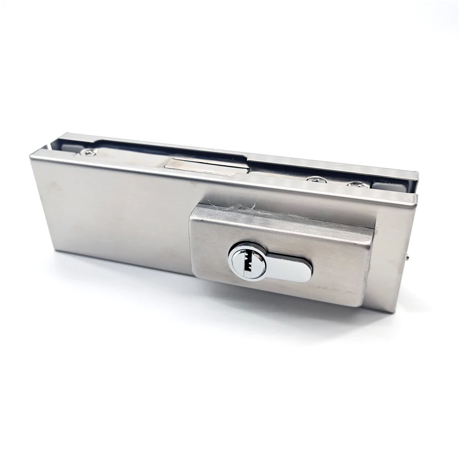Hot Sale Glass Door Lock Frameless Glass Door Lock Patch Fitting Glass Door Lever Locks With Key
