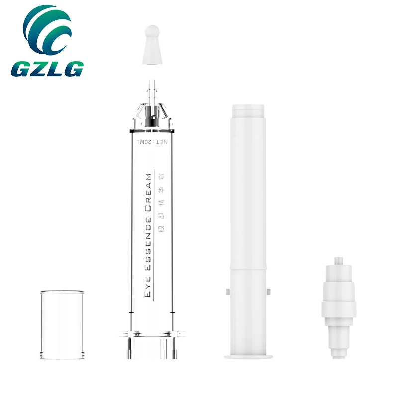 PCR Eco-friendly Gzlg Factory Wholesale Cosmetic Packaging Airless Bottle Injection Airless Lotion Pump