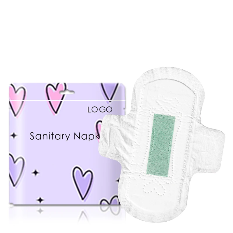 organic sanitary napkin in private label lady anion comfortable thick sanitary pads