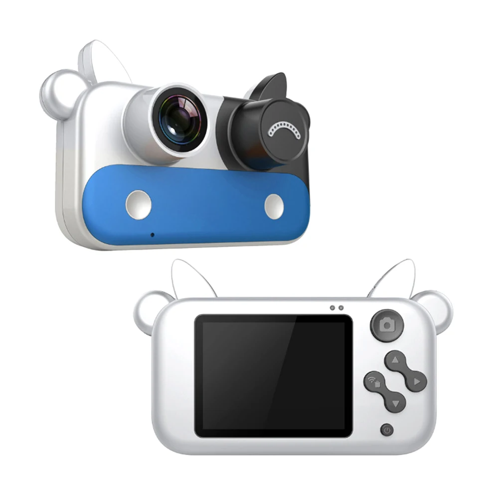 2inch Mini Portable USB Rechargeable Toy APP Support HD Screen Boy Girl Travel Kids Camera With Lanyard Filters Digital Video