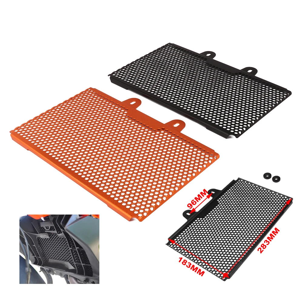 JFG  Motocross Stainless Steel  DUKE 390  Radiator  Guards Motorcycle  Water Tank Guard For KTM
