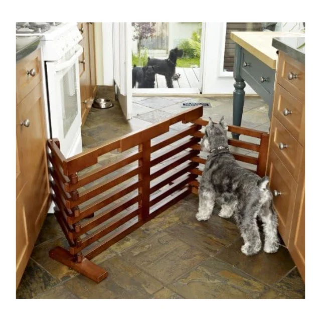 High Gate and Crate STN HWM Wooden Retractable Pet Gate Pet Gates Supplies Home Furniture Fast Delivery Made in Vietnam