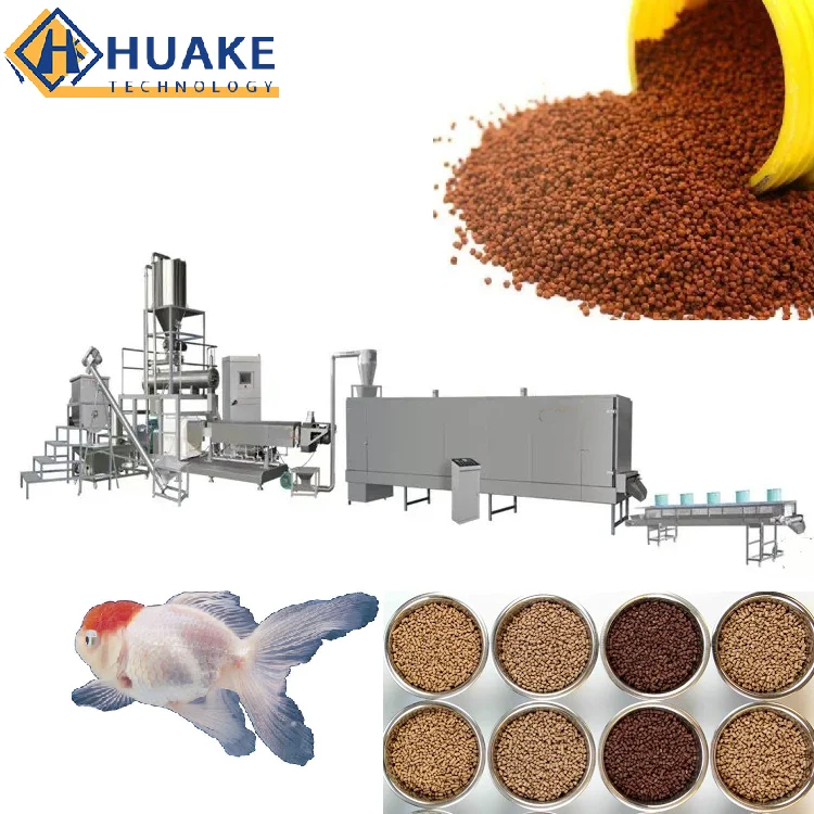 Extruder line floating fish food extruder line for fish food pellets