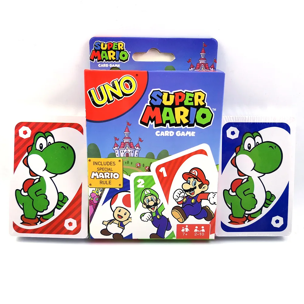 Новое поступление Лидер продаж производные анимации U-n-oes игральные карты 112 карты/коробка супер мариос игры настольные
