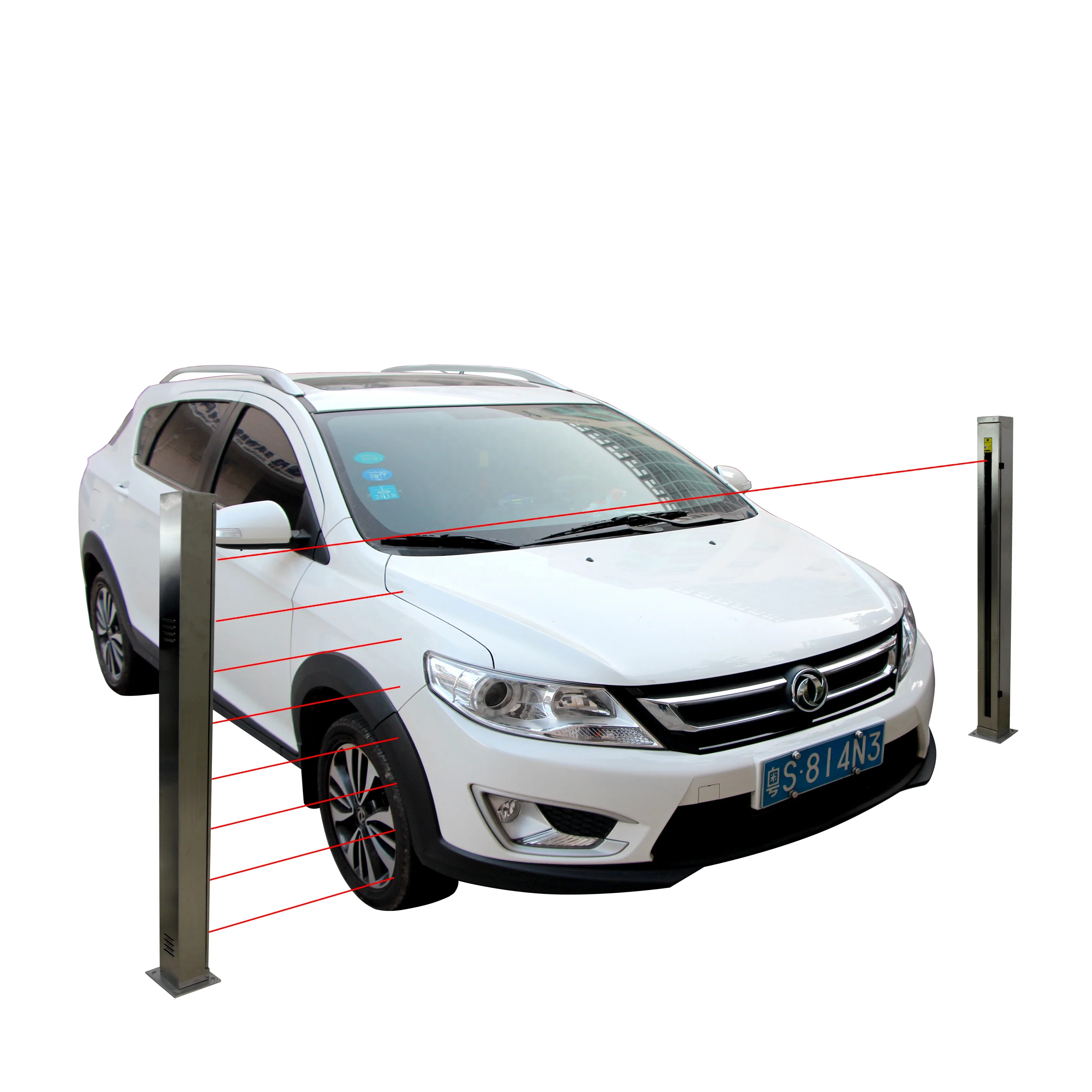 Automatic heating and defogging light curtain used for  ETC AVC sensors vehicle detection sensor
