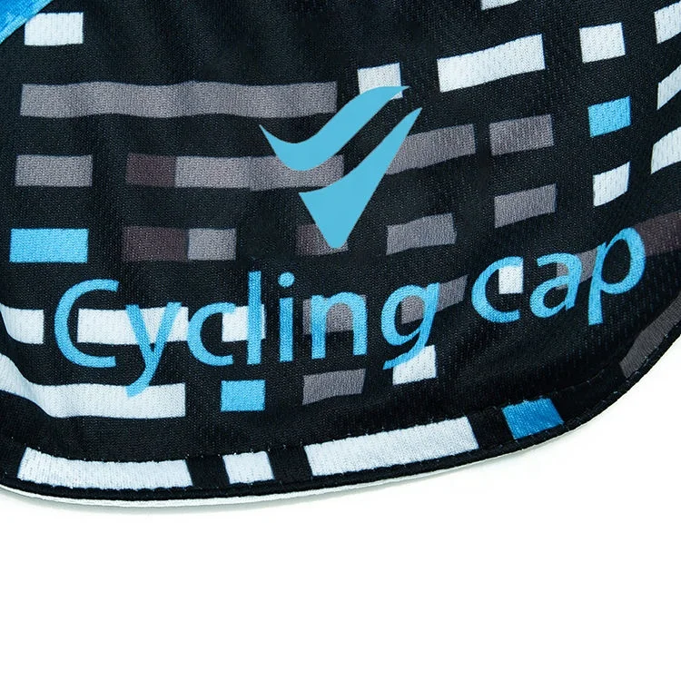 polyester custom logo triathlon antibacterial road bike oem thick quick-drying blank wholesale personalized cycling cap pink
