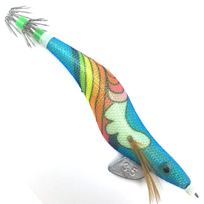 SquidJig Fishing Lure Hard plastic Octopus Cuttlefish Luminous Squid Jig 3.5#