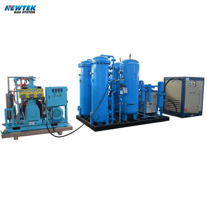 Advanced 99% oxygene production plant for Ozone generator with water treatment oxygen plant for sale