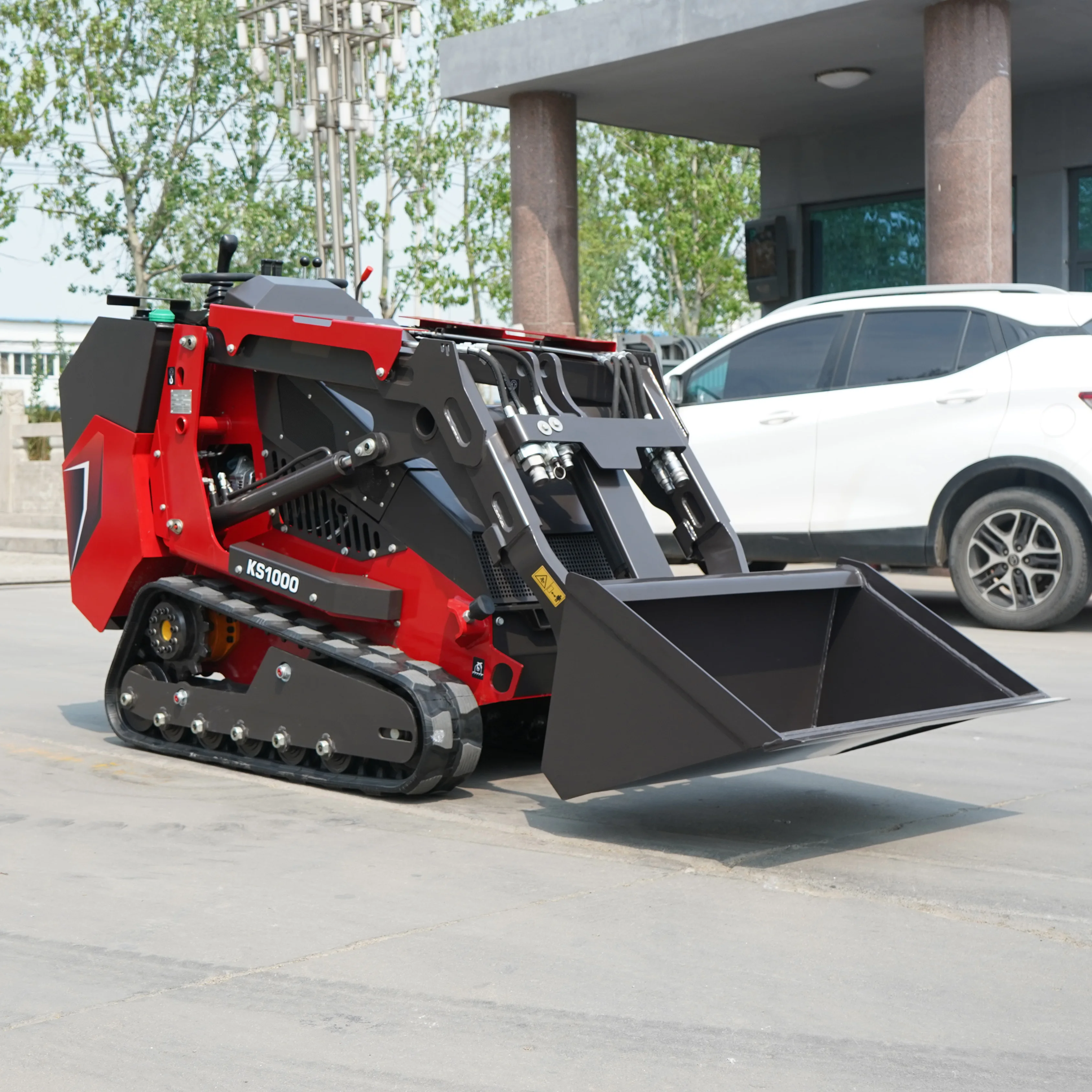mini skid steer loader diesel skid steer bucket 25hp mini skid steer