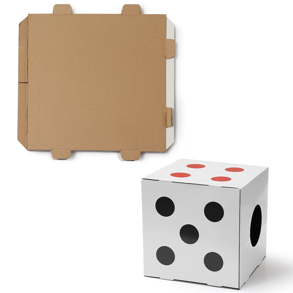 New arrival condo cat cardboard house indoor cat house paper cat house