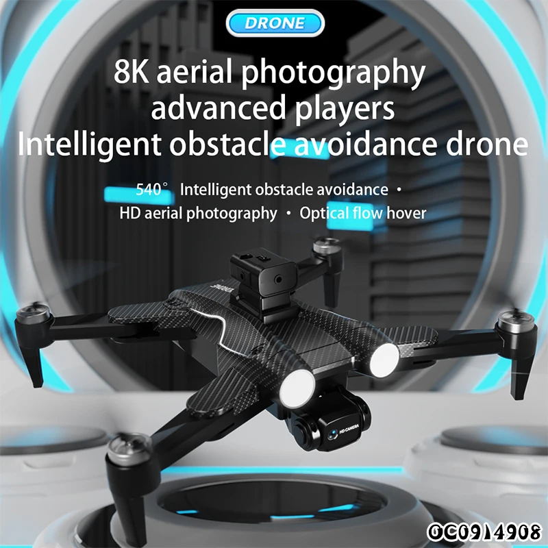 2.4G Optical flow foldable new 2023 rc brushless motor drone kit with dual camera