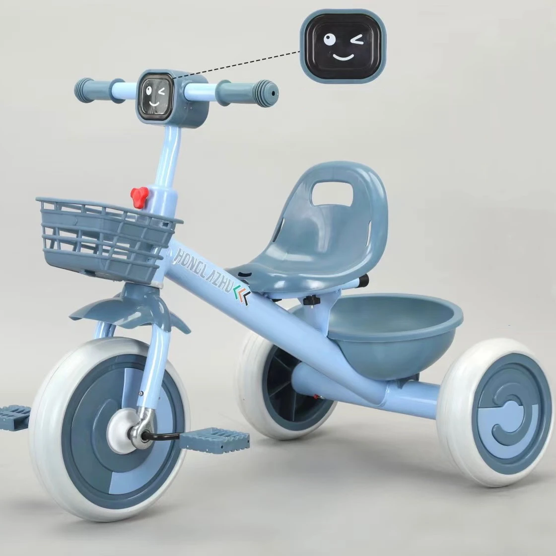 Tricycle Kids Bike RideOnCar Baby Child Tricycle Soft 3 Wheels Tricycle Slient Wheel Funny Time Toys Bikes For Kids Toddler Bike