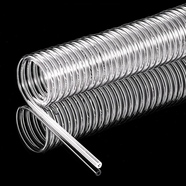 Heat Resistant Quartz Glass Cylinder Fused Silica Transparent Quartz Tubes
