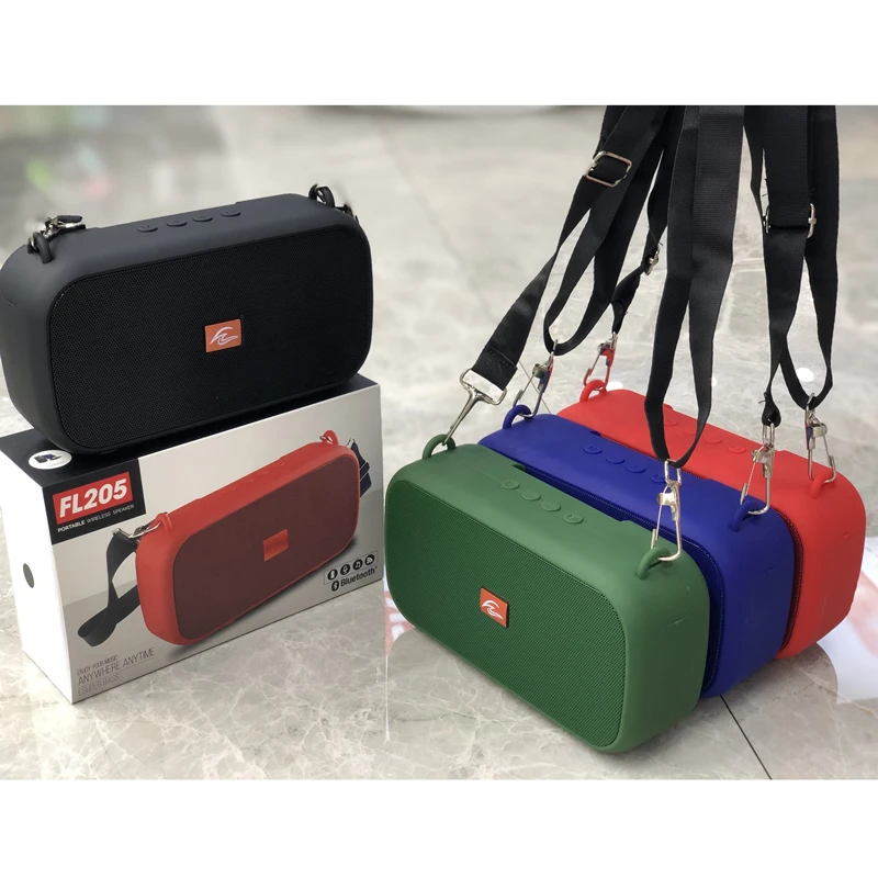 New Amazon hot style FL205 Blue tooths speaker Blue/tooth Wireless Speaker Soundbar Outdoor Handle Bass