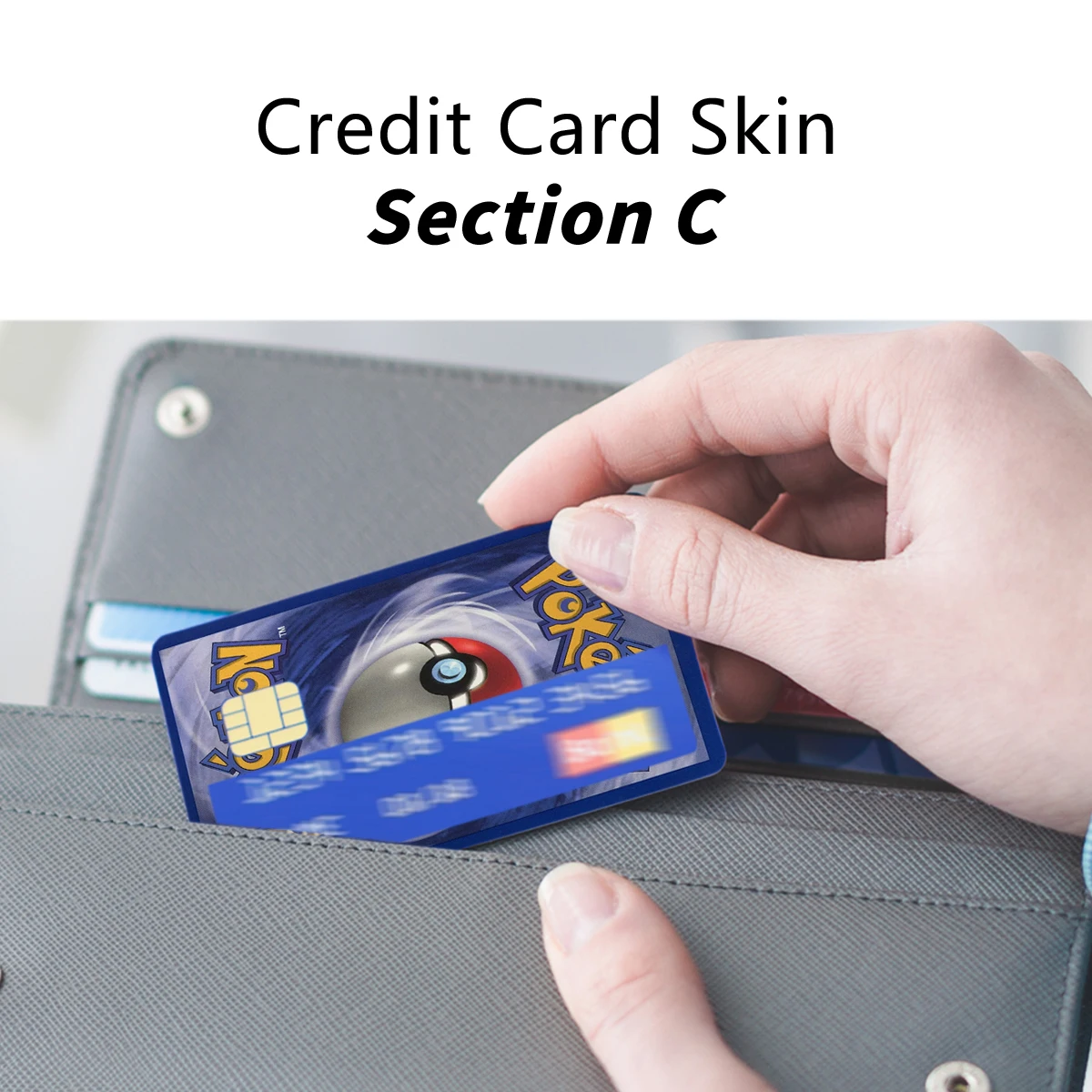 Free Design Custom PopularCarin Leon Skin Film Pre Cut Chip Debit Credit Card Covers Sticker