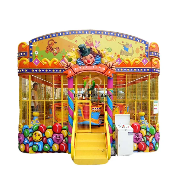 Amusement park spinning balls equipment spray balls track train rides for sale
