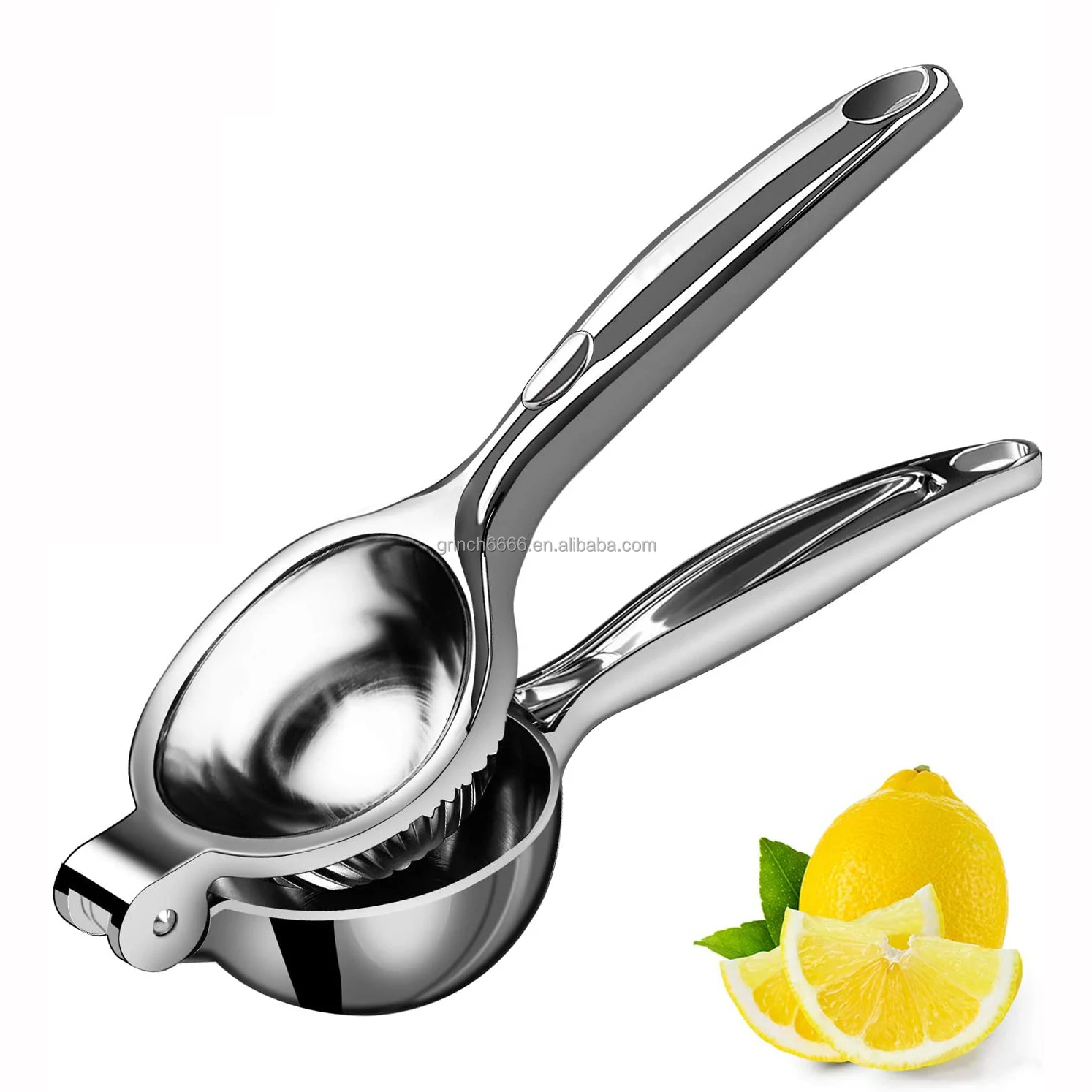 New Lemon Squeezer Stainless Steel Manual Fruit Squeezer, Citrus Squeezer Orange Juicer Fruit Juice Reamer Handle Press Tool