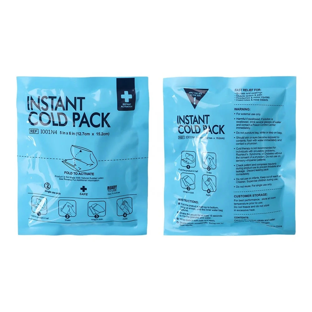 effect quickly cold and fast disposable ice packs medical instant ice packs for hospital