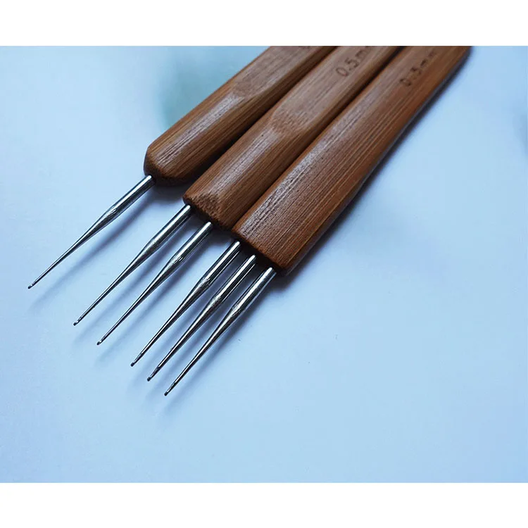 10 шт пластиковые ручные защелки крючком Крюк Инструменты для наращивания волос threader петли вытягивания крючком иглы для микро колец I tip