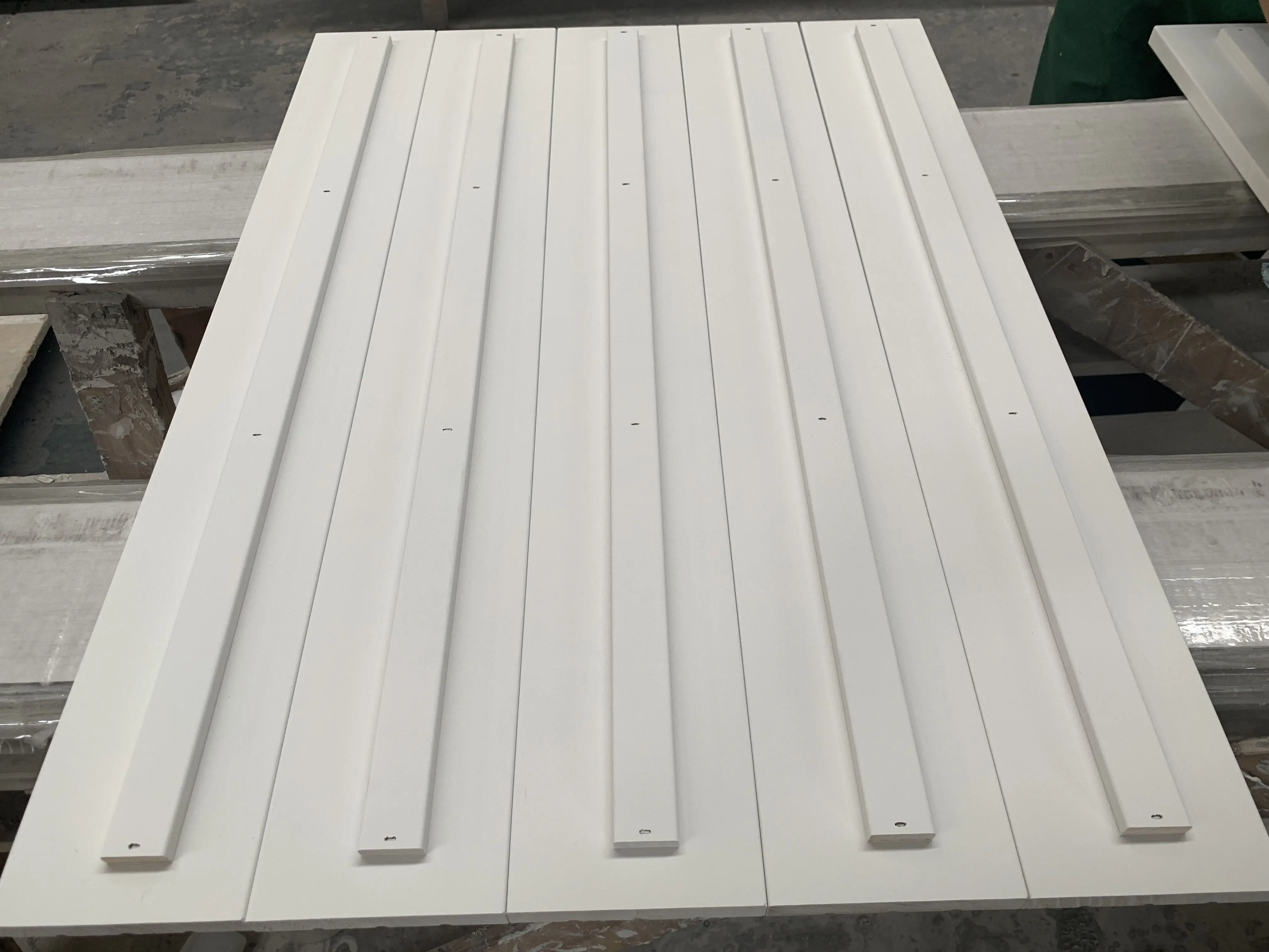 Door Frame with Nailed Stops White Primed FJ Pine Stop Applied Flat Door Jambs