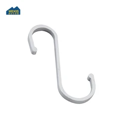 Bathroom Storage Hanging S Shape Space Aluminum Metal Wire S Hook Storage Accessories