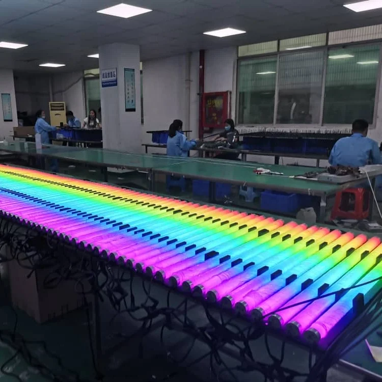 2 м наружная Светодиодная трубка UCS1903 RGB 360 градусов освещения для мероприятий