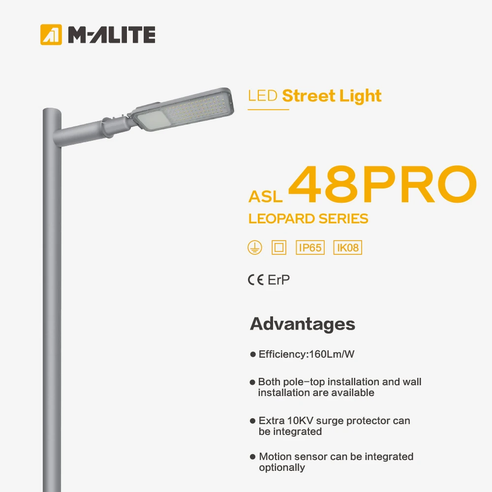 80w 100w 120w alumbrado publico led street lamp with dali system