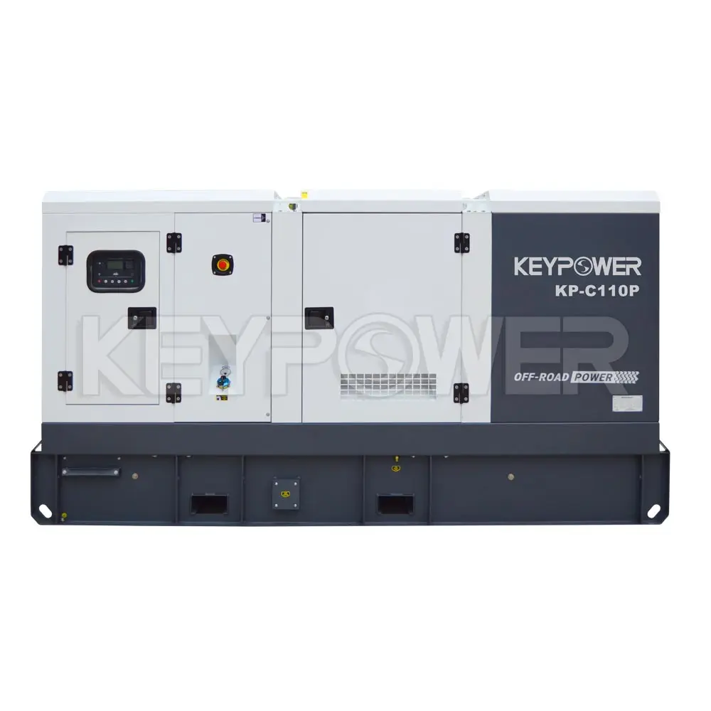 KEYPOWER 4BTA3.9-G11 Rental Type Atlas Canopy Super Silent 80 kVA genset