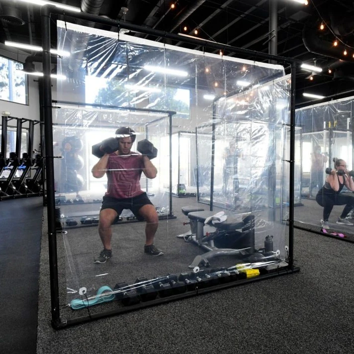 Transparent Tarpaulin Heavy Duty Partition Curtain for Garden Balcony Waterproof PVC Tarp