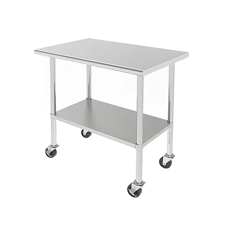 OEM Manufacture Supplier Of Garage Stainless Table Rotating Worktable