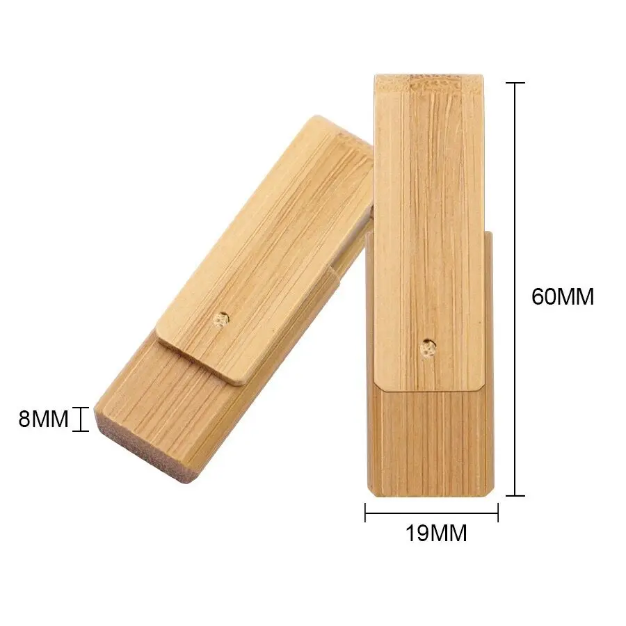 Manufacturer Laptops Usb Telefono Cle 32Gb 64Gb 128Gb 256Gb 64Mb 128Mb 3.0 With Logo Wood Swivel Usb Flash Memory Drive
