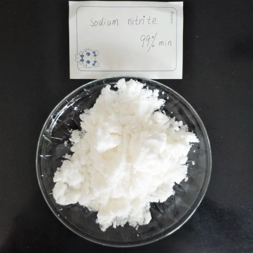Китайский завод, промышленный класс, минимум 99%, тонкий белый порошок нитрита натрия