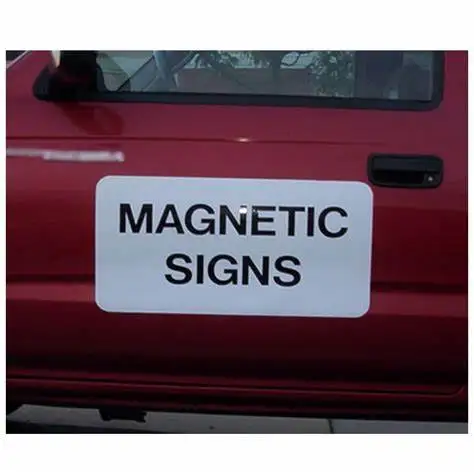 Factory Hot Sale Custom Printing Die Cut Magnet Sign Waterproof Car Magnetic Sticker