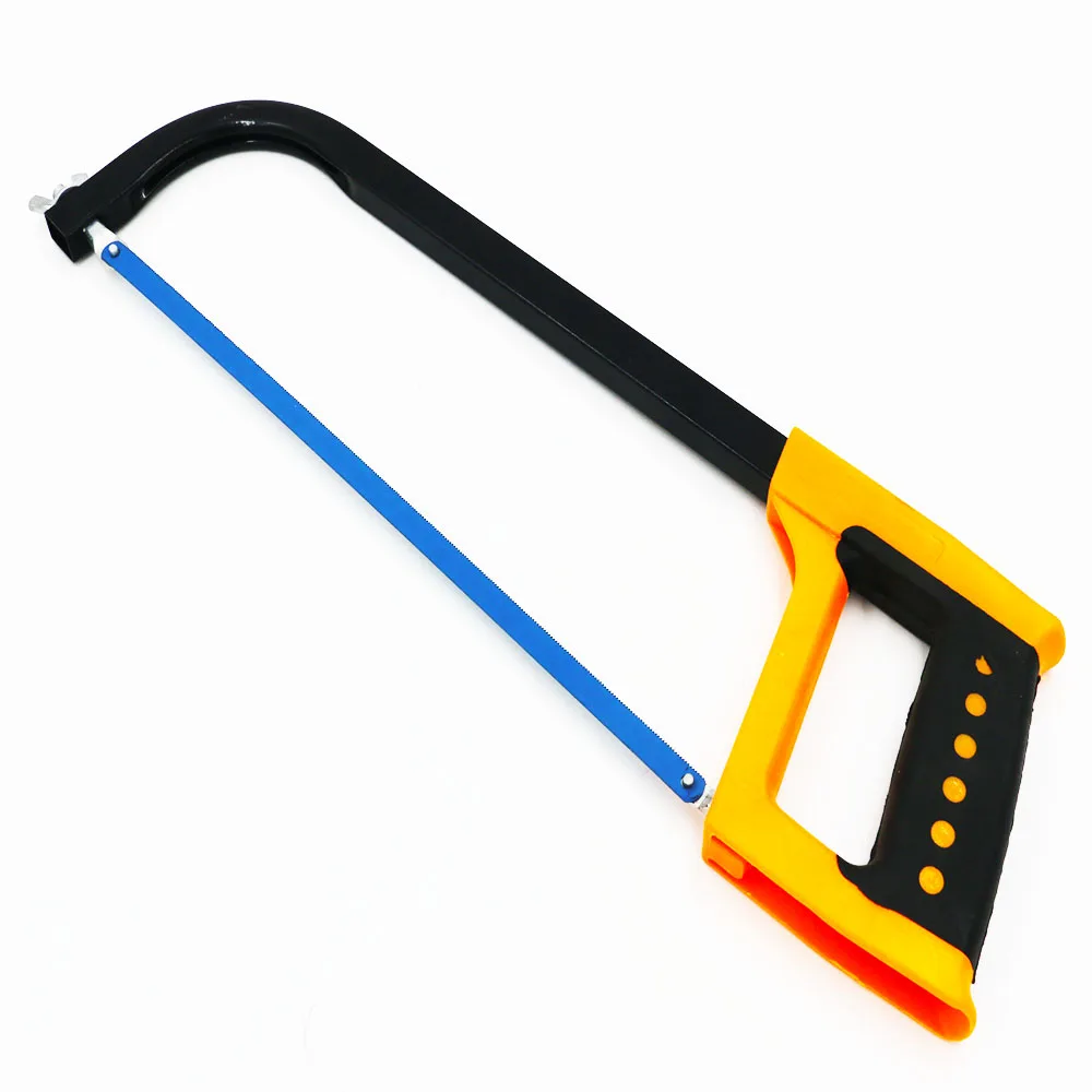 Multi-function Hacksaw Frame with Six Point Plastic Handle for Wood Cutting