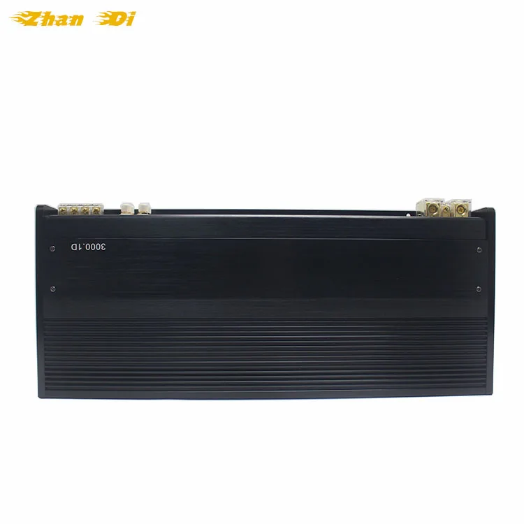 OEM Factory direct selling Low MOQ High quality class D 1Channel Amplifiers 1Ohm Rms 3000W Car Amplifiers