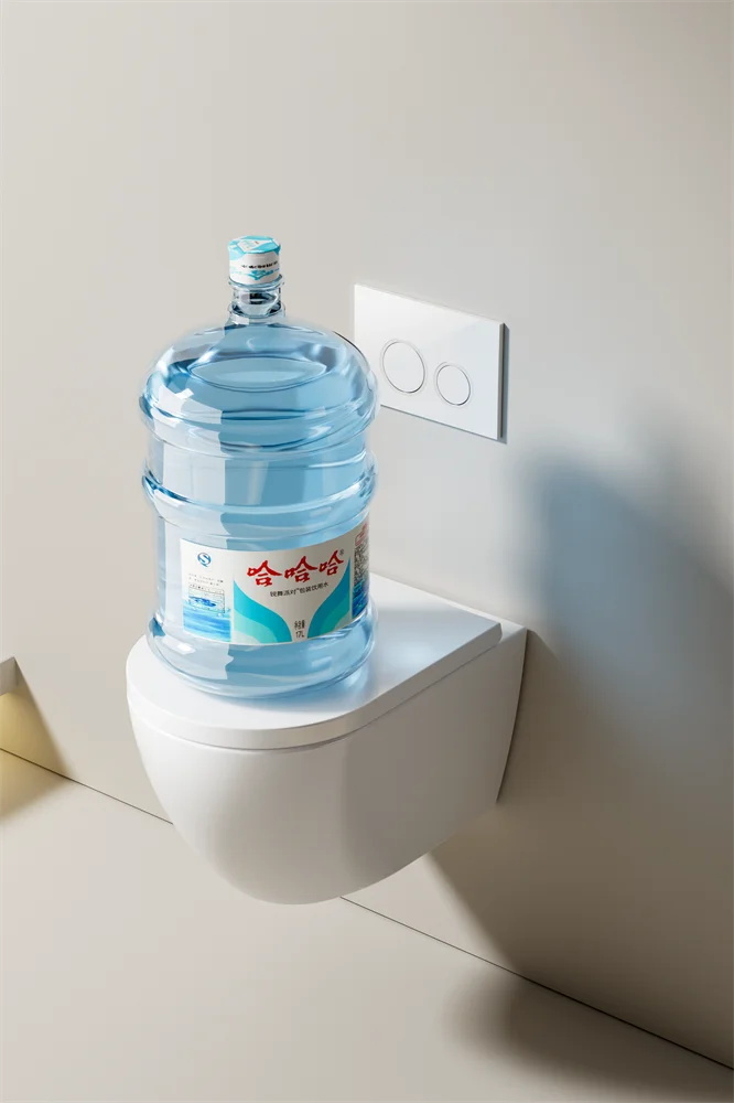 New developed vortex low noise 4.5 L bathroom concealed wall hung toilet wall mounted wc fitting wc toilet set