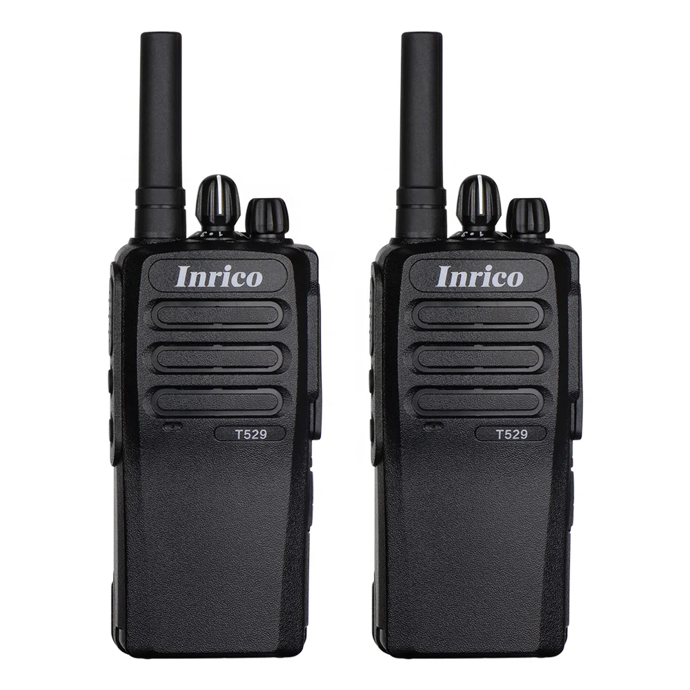 Inrico T529 2G/3G/4G LTE handheld radio talkie-walky with earphone with ptt button