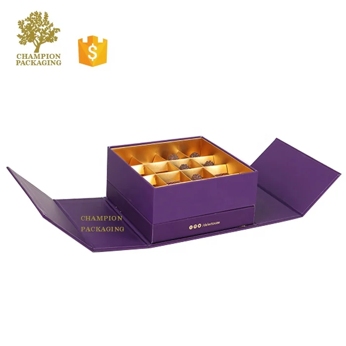 Custom Logo Hot Sale Big Maamoul Sweets Grill Box Baklava Packaging Boxes With Dividers