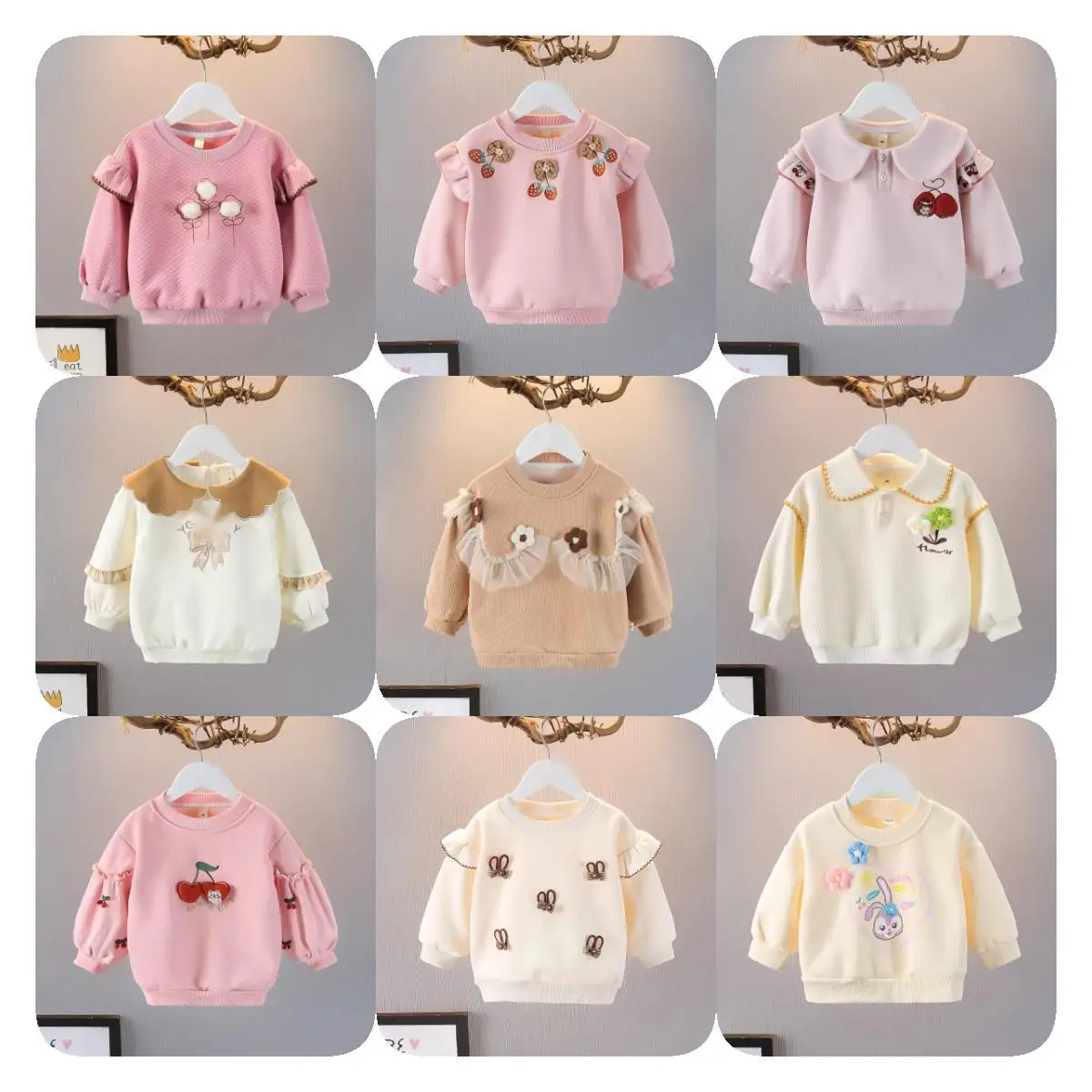 wholesale Children Kids Cotton Plain Hoodie Tops Blank Pullover Sweatshirt Fleeced Children Boys Hoodies from Bangladesh Hoodie